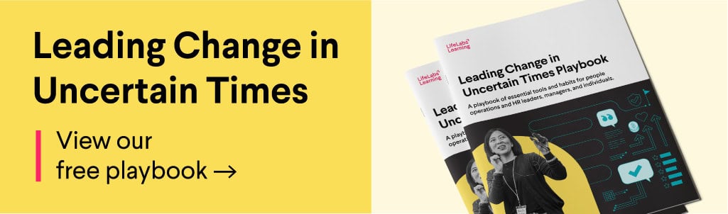 leading change playbook callout yellow