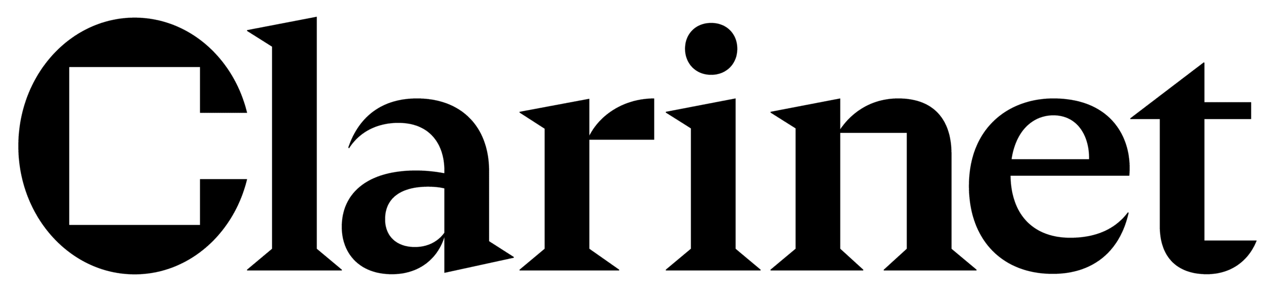 clarinet logo black